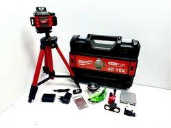 Лазерный уровень 16 лучей 4D Milwaukee со штативом 14387