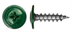 Саморезы с прессшайбой острые 4,2х19 RAL6005 Зеленый мох 08722