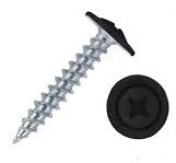 Саморезы с прессшайбой острые 4,2х25 RAL9005 черный 02131