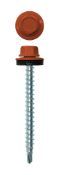 Саморезы кровельные 4,8х50 RAL8004 терракотовый 03646