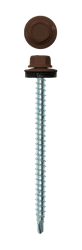 Саморезы кровельные 4,8х70 RAL8017 шоколад 01945