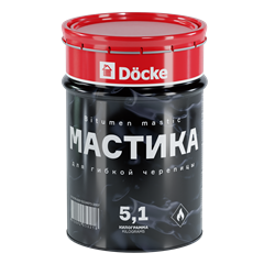 Docke Мастика для гибкой черепицы 5,1 кг (5 л) 03477