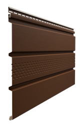 Döcke PREMIUM Софит с центр.перфорацией Каштан 0,30*3,00м 13234