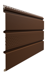 Döcke STANDARD Софит c центральной перфорацией Каштан 0,30*3,00м (кор. 16шт.) 13857