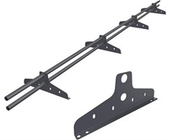 BORGE Снегозадержатель NewLine 4 опоры D-25мм RAL7024 3м 08116