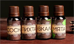 Новогодний набор эфирных масел «Крепкого здоровья», сосна, пихта, эвкалипт, мята, 4 шт. по 15 мл 4573594