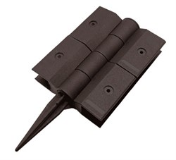Угловой (Стыковочный) шарнир для грядки ДПК Holzhof 25*150мм 06158