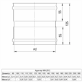 Ferrum Адаптер ММ Ø130 (430/0,5мм) f0106 09737