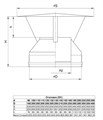 Ferrum Оголовок Ø150х250 (430/0,5мм+нерж.) f3109 12688