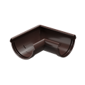 Döcke Водосток LUX Угловой элемент желоба 90° Шоколад 00576
