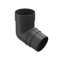 Döcke Водосток PREMIUM Колено 72° Графит (уп.20шт) 04375
