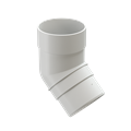Döcke Водосток PREMIUM Колено 45° Пломбир (уп. 26шт) 00546