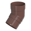 ТН ОПТИМА колено трубы 135° (D120/80) Коричневый 11887