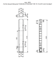 803 Лоток водоотводный Gidrolica Standart ЛВ-10.14,5.08 - пластиковый 08153