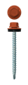 Саморезы кровельные 4,8х50 RAL8004 терракотовый 03646