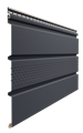 Döcke PREMIUM Софит c центральной перфорацией Графит 0,30*3,00м 08535