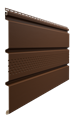 Döcke STANDARD Софит c центральной перфорацией Каштан 0,30*3,00м (кор. 16шт.) 13857