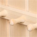 Вешалка 4 крючка, липа 12626 Вешалка 4 крючка, липа 12626